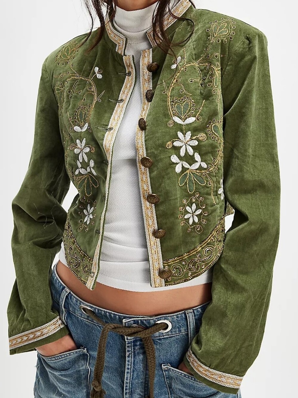 NWT Free People Abby Band Jacket
